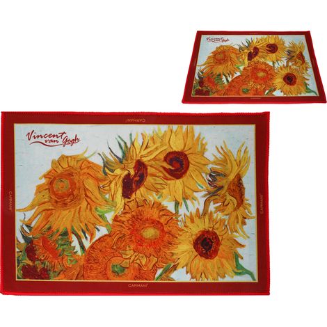 Dekorativer Teppich/Fußmatte Vincent van Gogh Sonnenblumen Wohnzimmer (1/2)