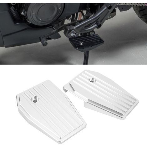 Repose-pieds carré à larges crampons pour moto, compatible avec Honda CMX500 Rebel CMX 500 300 Rebel500 2017-2022 argent. (1/5)