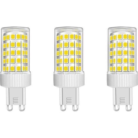 3er-Pack G9 10W LED-Lampen, entspricht 150W Halogen, 86 LEDs, 1000Lm, 360° Abstrahlwinkel, ultrahell, AC220-240V, nicht dimmbar, Kaltweiß 6000K [Energieklasse B] (1/5)