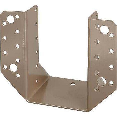 Balkenschuh DURAVIS® 80 x 120 mm, Typ A, Material: Stahl, sendzimirverzinkt, Oberfläche: perlbeige RAL 1035