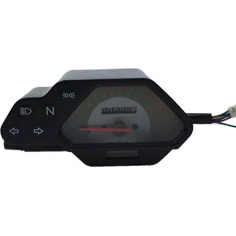 Digitaler Tachometer, Drehzahlmesser und Kilometerzähler für Jialing Zongshen GY / CQR250 Offroad-Motorrad (1/5)