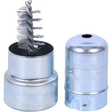 Cepillo de limpieza AIDUCHO, limpiador de suciedad para baterías de coche y cepillo de limpieza de 80 mm para terminales y bornes de batería. (1/5)