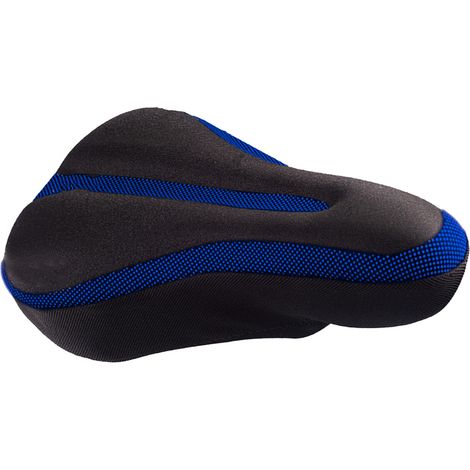 Tapis de selle de vélo respirant, antidérapant et confortable pour VTT (bleu) (1/5)