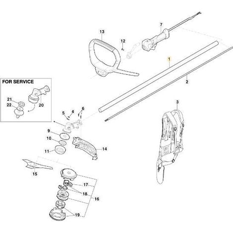 TUBO TRASMISSIONE D. 28mm ORIGINALE STIGA - 118805081/0