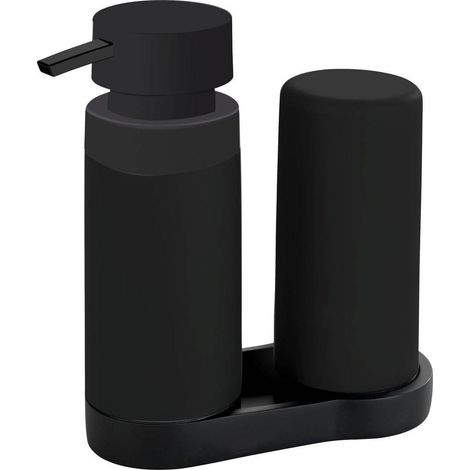 Wenko EASY SQUEEZ-E dispensador de jabón negro blanco 250 ml