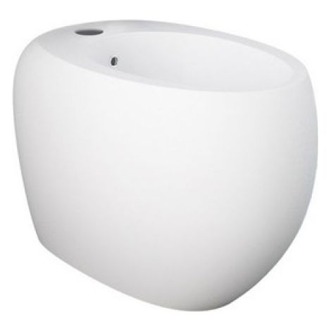 BIDET FILO MURO CLOUD FISSAGGIO NASCOSTO Er. Rubinetto - Bianco Alpino