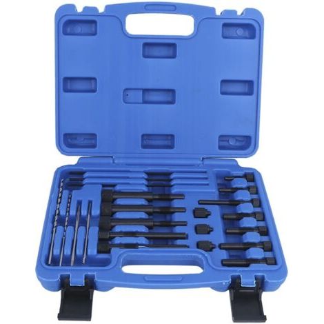 Extracteur de bougie de préchauffage – Kit de retrait avec 7 guides et 5 adaptateurs M8/M10 – Acier durable pour extraction rapide