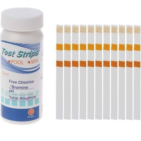 Ulisem Bandelettes de test de dureté de l'eau - Kit de test rapide et facile avec 50 bandelettes à (1/5)
