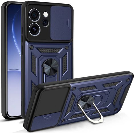 Coque de protection CamShield Slide bleue pour Oppo Reno 15 F / 15 FS (1/5)