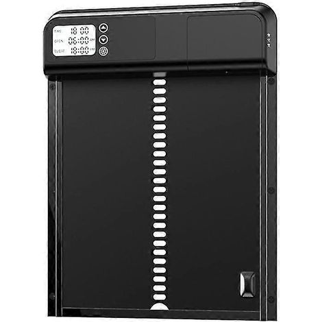 Intelligenter automatischer Hühnerstalltüröffner mit LCD-Display, manueller Steuerung und Timer (1/5)