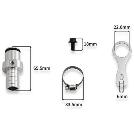 Adaptateur de remplacement pour tuyau de dérivation de liquide de refroidissement pour RAM EGR 2009-2019 (1/4)