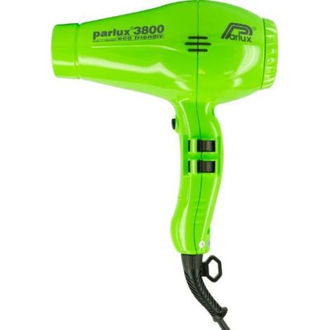 Sèche-cheveux - 3800 Ionic Eco Friendly - Débit d'air 75 m3/h - 2100 W - Vert