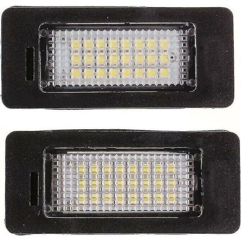 2-teiliges Set LED-Kennzeichenbeleuchtung für den Kofferraum, 24 LEDs, passend für BMW E39, E60, E90 und X