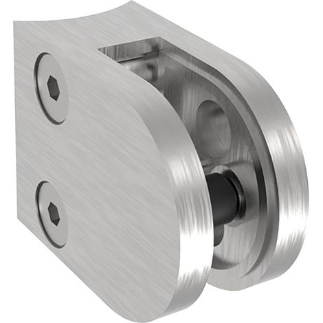 ECONOMY Glasklemmbeschlag Mod.20 für Rundrohr 33,7mm,für Glas/Blech,EdelstahlV2A