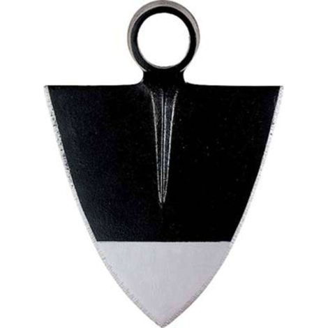 Zappa romana occhio tondo 012 orsatti acciaio forgiato gr 1000 mm 240x240 sm.mm 40