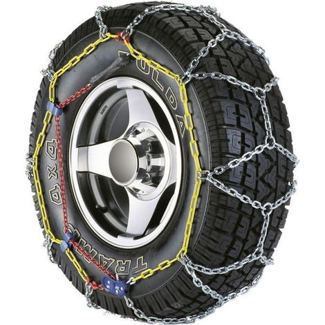 1 Paire Chaîne neige, 16mm, tension manuelle, montage rapide, pour SUV 4x4 camping-car utilitaire (1/2)