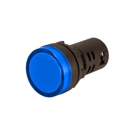LED Pilot 12VAC/DC Hohe Helligkeit BLAU