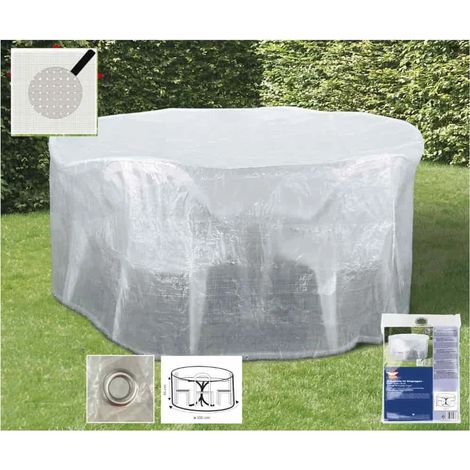 Funda Protectora para Muebles de Jardín, Transparente, 200x95 cm (1/2)