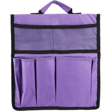 Banc de jardin pliable avec sac à outils 170 g - Violet (1/4)