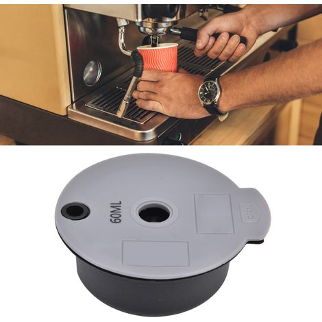 Filtre à café réutilisable, coque de capsule à café, ensemble de capsules à café compatible avec les modèles CTPM1 2, CTPM07 et CTPM05UC, gris, 60 ml (1/5)
