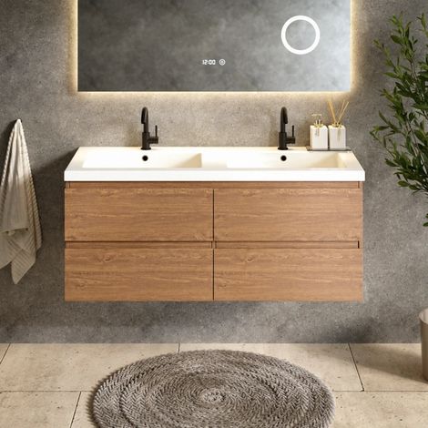 Badezimmermöbel Asora - 120 cm - 2 Warm Eiche- Warm Eiche - (1/5)