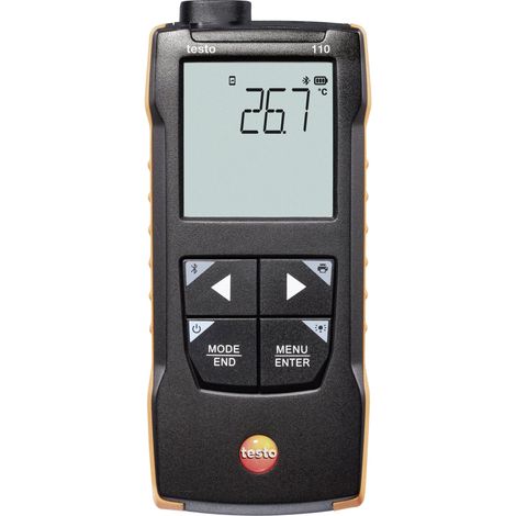Thermomètre numérique -200 à +800 °C avec sonde NTC et Pt100 – Précision ±0.2 °C – Compatible application testo Smart APP - D343172