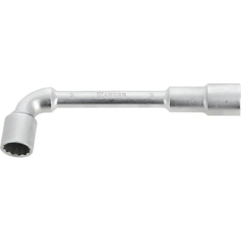Hanger 213024 Chiave a tubo esagonale cromata satinata, 6-24 mm
