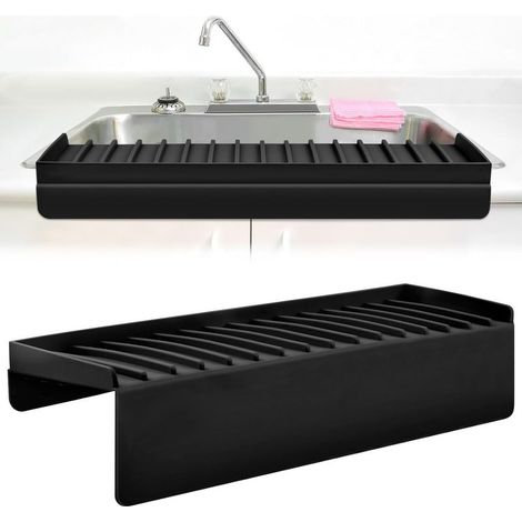 Tapis de Robinet en Silicone, Pare éclaboussures pour évier de Cuisine, Protection Anti Éclaboussures pour Robinet d'Évier,Tampons de Robinet en Silicone,Accessoire pour Cuisine et Salle deBain (1/5)