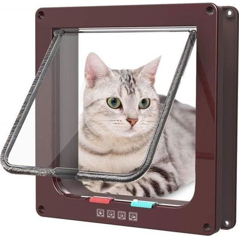 KLVGTIFS PUChatière - RIWILL - Magnétique - 4 Voies - Marron - 25 x 23.5 x 5.3 cm (1/4)