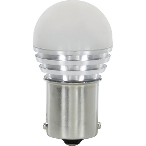 12/24V Led Series - 1 SMD x 9 chips - (P21W) - BA15s - 1 pz - Scatola - Bianco (1/4)