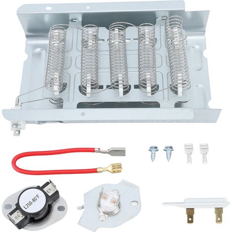 Kit élément chauffant de sèche-linge 279838 remplace 3403585 W10724237 3398063 3398064 8565582 (1/5)