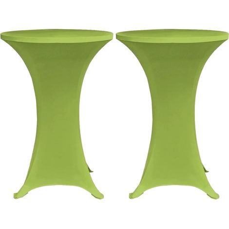 Maison Exclusive - Copertura Elastica per Tavolo 2 pezzi 80 cm Verde