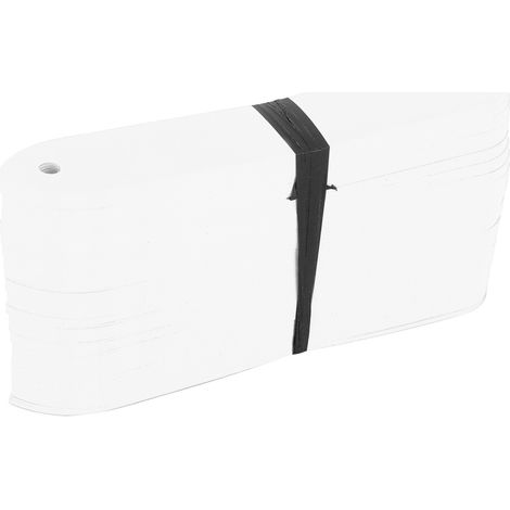 Lot de 100 étiquettes blanches pour marquer plantes en PVC, piquets de jardin, étiquettes de semis pour pépinière (1/5)