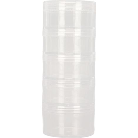 Coffret de Rangement Transparent pour Pièces de Montre, 5 Niveaux, Support de Mouvement, Contenant pour Vis et Composants, 4,8 cm (1/5)