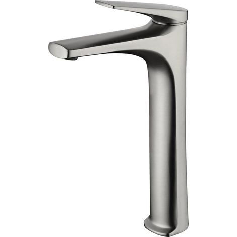 Rubinetto monocomando con canna alta per lavello, corpo rubinetto in acciaio S.316, massima qualità anticorrosione e Acciaio Inox ad alta resistenza (1/4)