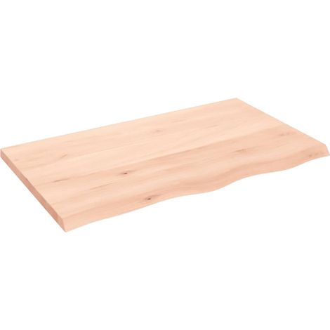 Étagère murale 100x60x(2-4) cm bois de chêne massif non traité