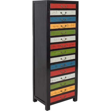 Sinfonier de madera multicolor 60x40x164h cm (1/5)