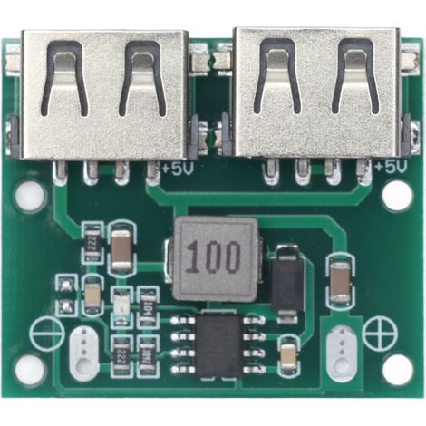Dual-USB-Ausgang DC-DC-Ladegerät 9V 12V 24V auf 5,2V 3A Ladereglermodul