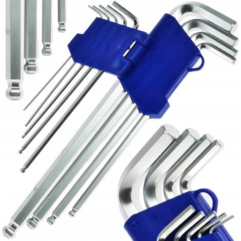 Inbusschlüssel 1,5-10 mm, 9 Stück, Größe "mittel" (1/5)