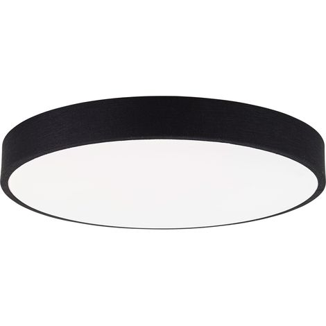 BRILLIANT Ø 49 cm, Textil, 4500 lm, 3000-6500 K, dimmbar, Fernbedienung, schwarz Ø 49 cm, Textil, 4500 lm, 3000-6500 K, dimmbar, Fernbedienung, schwarz
