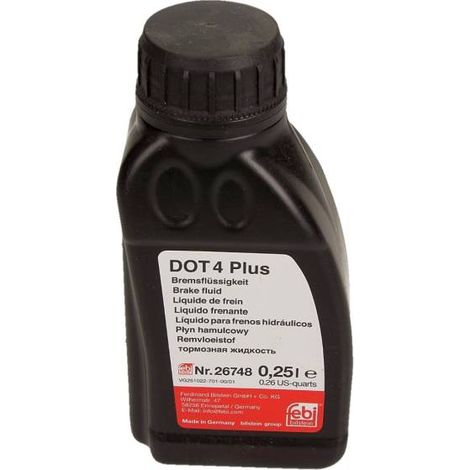 Liquide de frein FEBI DOT4 PLUS 250 ml