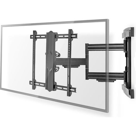 Soporte tv de pared de movimiento completo 37 - 80 - peso maximo de pantalla compatible 50 kg inclinable rotativo minima distancia de la pared 70 mm distancia maxima de la pared 650 mm