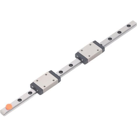 MGN7H Linearführung, Edelstahl-Gleitführung mit Block für 3D-Drucker, CNC-Maschinen, XYZ-Fräsen, DIY-Graviermaschinen, 100 mm (1/5)