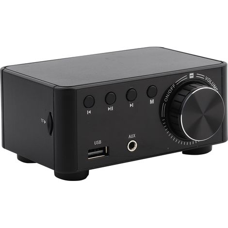 HiFi Bluetooth 5.0 Digitaler Audioverstärker mit Speicherkartenleser, 2 x 50 W Stereo für Verstärker (1/5)