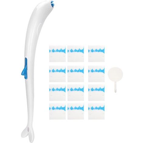 Einweg-Toilettenreinigungssystem. Einweg-Toilettenbürsten-Set mit 12 Einweg-Ersatzbürsten für die Toilette. Reinigungsset. (1/5)
