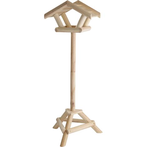 Vogelfutterhaus aus Holz H x 110 cm