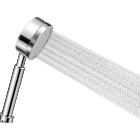 Duschkopf Hochdruck Edelstahl 304, wassersparende Handbrause, starker Strahl, Badezimmer und Badewanne (1/5)