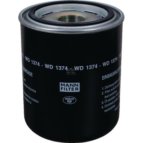 Filtre à huile MANN-FILTER WD1374