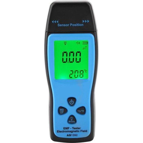 Détecteur EMF, radiomètre électromagnétique numérique, LCD numérique de haute précision Testeur EMF Détecteur de rayonnement de champ électromagnétique Compteur de dosage (1/5)