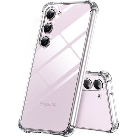 Étui pour Samsung Galaxy S24 FE, résistant aux chutes, transparent (1/3)
